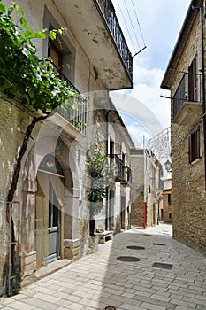 The village of Albano di Lucania in Basilicata, Italy.