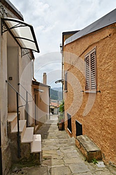 The village of Albano di Lucania in Basilicata, Italy.