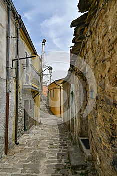 The village of Albano di Lucania in Basilicata, Italy.