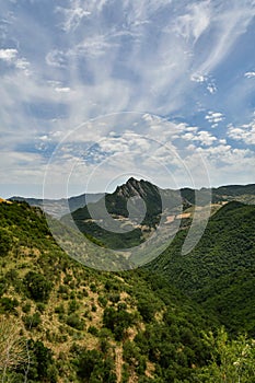 The village of Albano di Lucania in Basilicata, Italy.