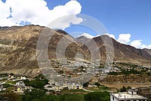 Village along Mountain