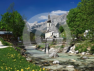 Village In The Alps,Germany