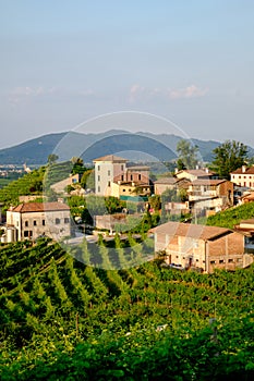 Village amd farms of Santo Stefano, Valdobbiadene