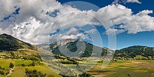 Village of Ancelle in Summer. Champsaur, Hautes Alpes, France