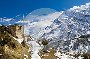 Village on the Annapurna trek