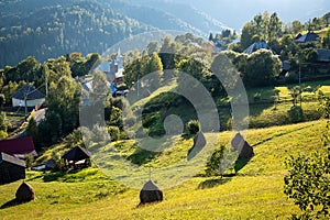 Village in the Apuseni Mountains