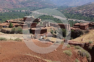 Village Asni, National Park Toubkal in Morocco