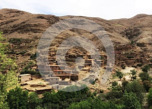 A Village in the Atlas Mountains, Morocco