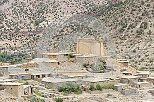 Village in Atlas Mountains, Morocco