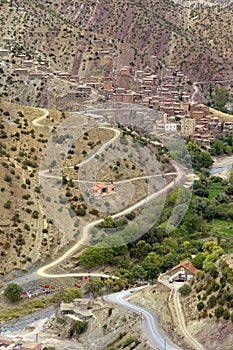 Village in Atlas Mountains, Morocco