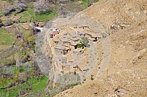 Village in Atlas mountains, Morocco