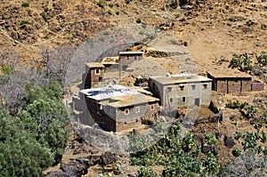 Village in Atlas mountains, Morocco