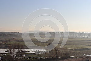 Village in the autumn