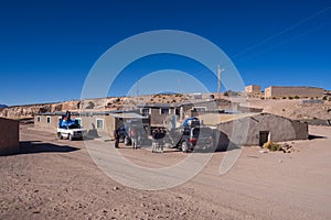 Village in Avaroa national park in Bolivia