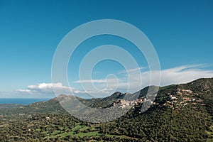 Village of Belgodere in Balagne region of Corsica