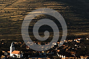 The village from bellow the mountain