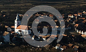 The village from bellow the mountain