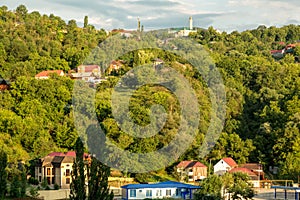 The village of Benoy in the mountains of Chechnya