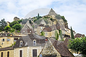 Village of Beynac-et-Cazenac at Dordogne Valley France