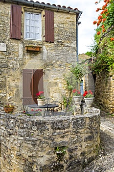 Village of Beynac-et-Cazenac at Dordogne Valley France