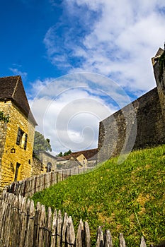 Village of Beynac-et-Cazenac at Dordogne Valley France