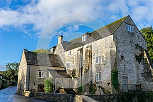 The village of Bibury, Cotswolds, Arlington Row England