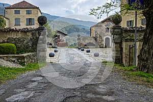 The village of Borgo Adorno. Color image