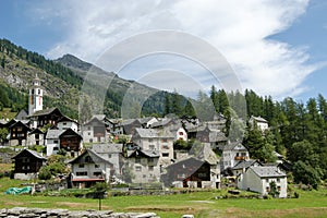 The village of Bosco Gurin