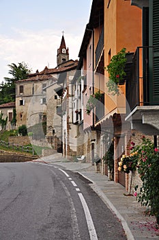 Village of Bossolasco, Langhe, South Piemonte, Italy photo