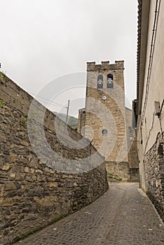 Through the village of Broto