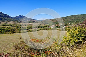 Village Bugarach in southern France