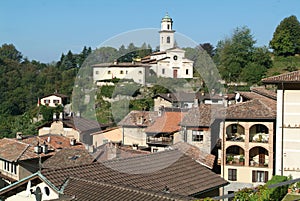 The village of Carabbia near Lugano