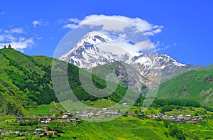 Village in the Caucasus Mountains