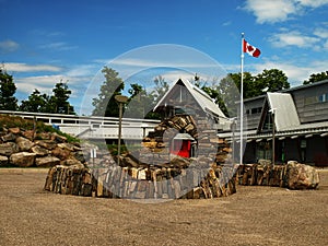 Village center near Kwartha Lakes, Haliburton, ON, Canada