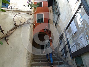 The village of Cervo on the Italian Riviera