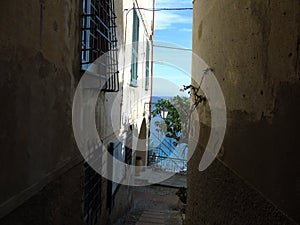 The village of Cervo on the Italian Riviera