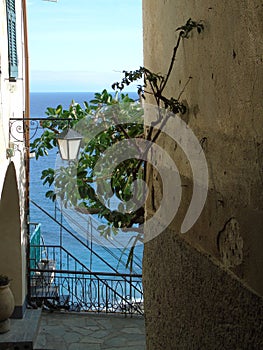 The village of Cervo on the Italian Riviera