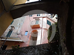 The village of Cervo on the Italian Riviera