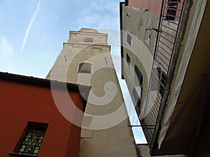 The village of Cervo on the Italian Riviera