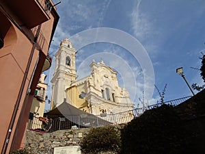 The village of Cervo on the Italian Riviera