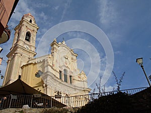 The village of Cervo on the Italian Riviera