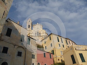 The village of Cervo on the Italian Riviera