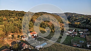 Village Cestin near the Kragujevac, Serbia