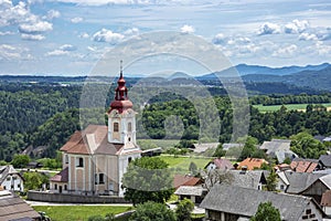 Village church near Bled