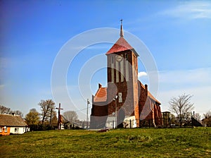 Village church in Poland