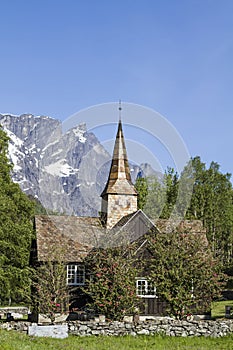 Village church in Romsdalen