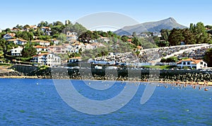 The village of Ciboure in the Basque Country in France.