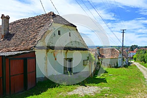 Village Cincu-Grossschenk, Sibiu county, Transylvania, Romania.