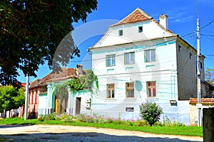 Village  Cincu-Grossschenk, Sibiu county, Transylvania, Romania.