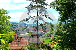Village  Cincu-Grossschenk, Sibiu county, Transylvania, Romania.